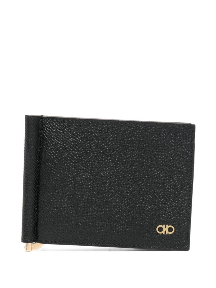 Ferragamo Gancini bi-fold card holder - Black Cover