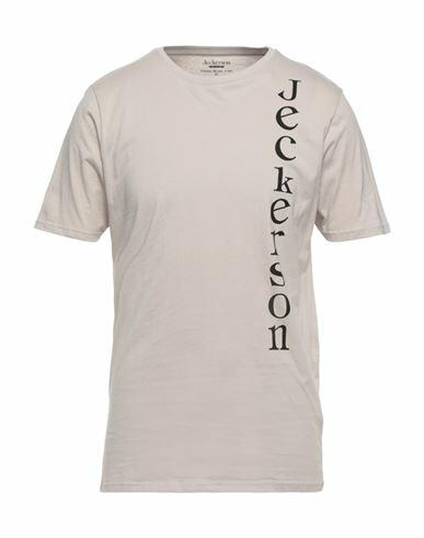 Jeckerson Man T-shirt Beige Cotton Cover