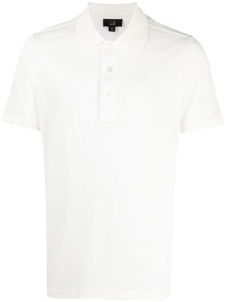 Dunhill short-sleeves cotton polo shirt - White Cover