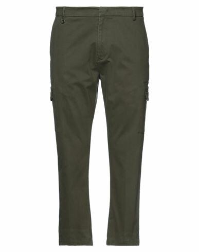 Golden Craft 1957 Man Pants Military green Cotton, Elastane Cover