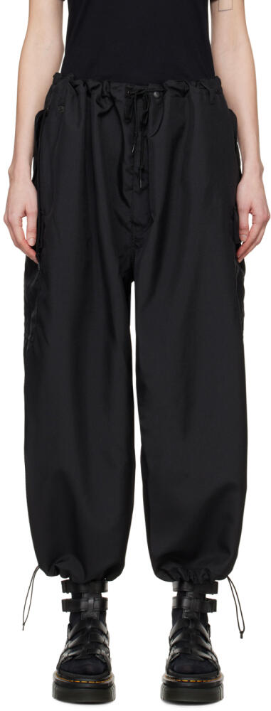 Junya Watanabe Black Drawstring Lounge Pants Cover