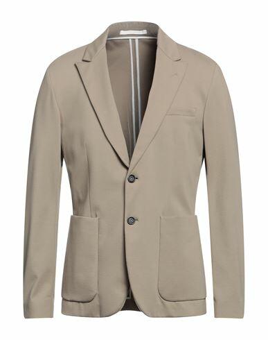 Paolo Pecora Man Blazer Khaki Viscose, Polyamide, Elastane Cover