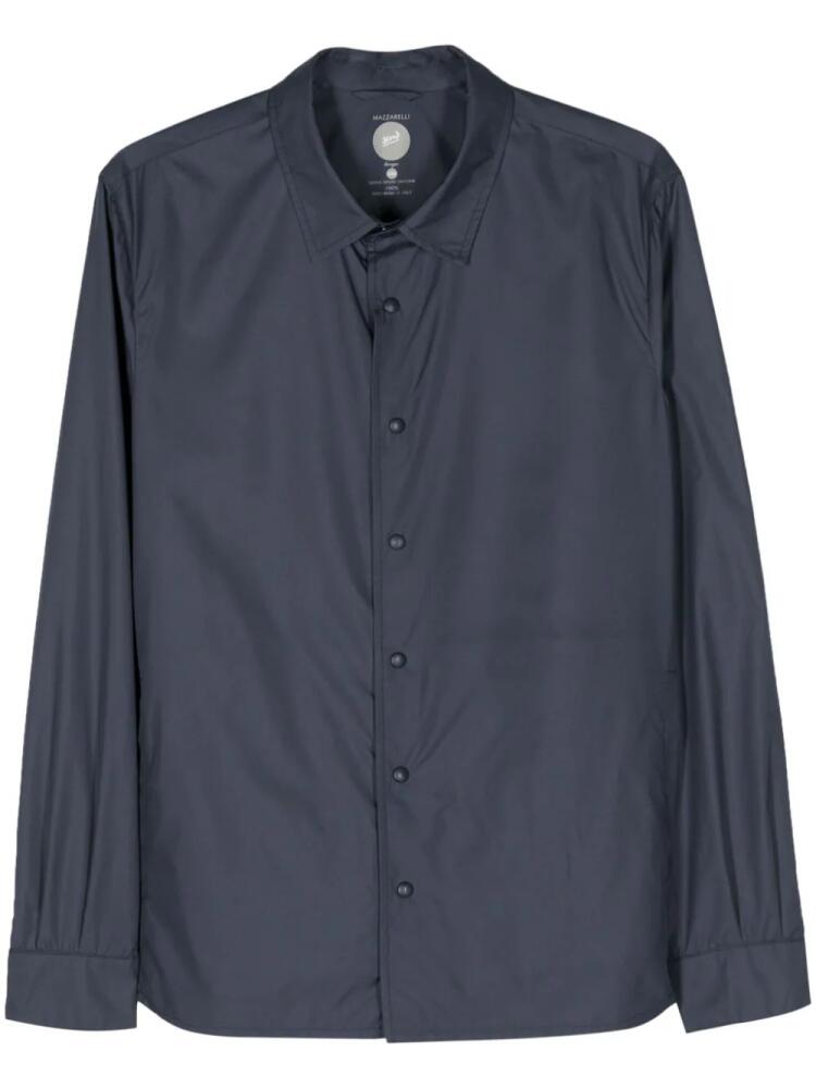 Mazzarelli long-sleeve shirt jacket - Blue Cover