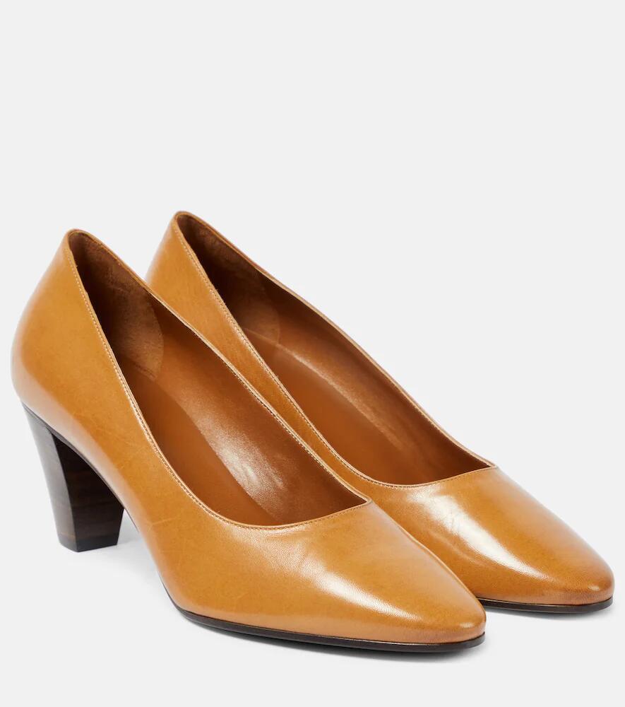 The Row Charlotte leather pumps Cover