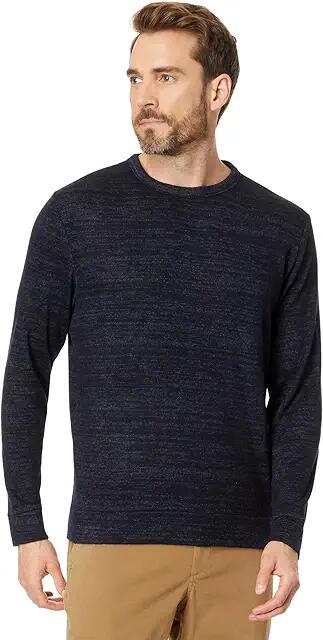 Vince Drapey Rayon Long Sleeve Crew (Heather Coastal) Men's Clothing Cover