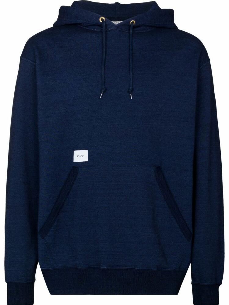 WTAPS blank hooded sweatshirt - Blue Cover