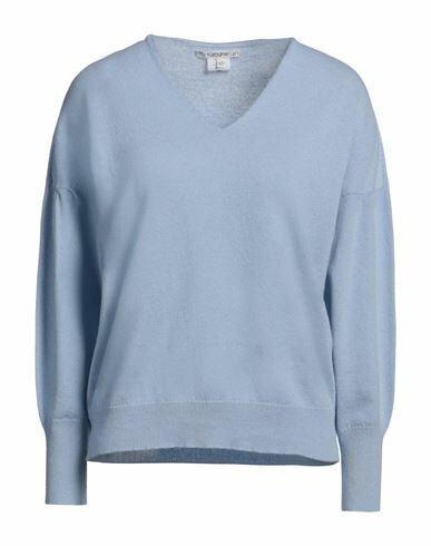 Kangra Woman Sweater Sky blue Wool, Cashmere Cover