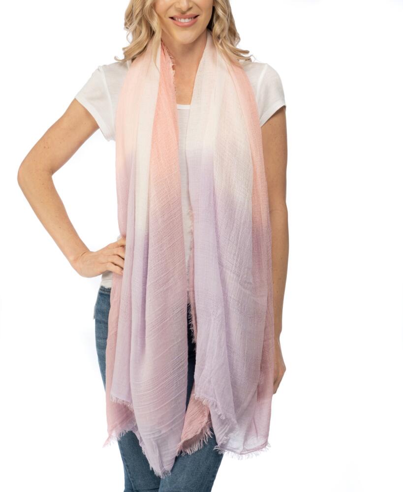 Vince Camuto Dip Dye Border Wrap Scarf - Lilac Cover