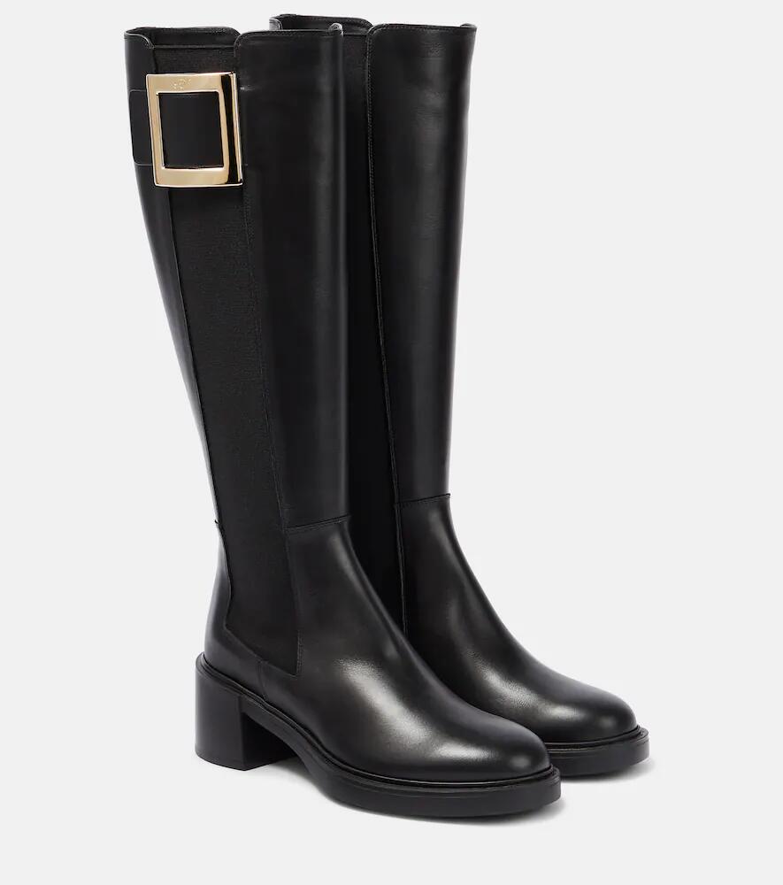 Roger Vivier Viv' Ranger leather chelsea boots Cover