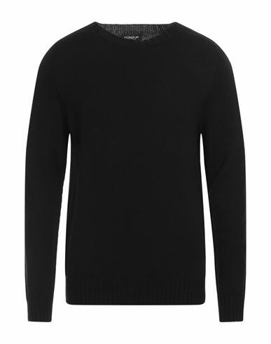 Dondup Man Sweater Black Wool Cover