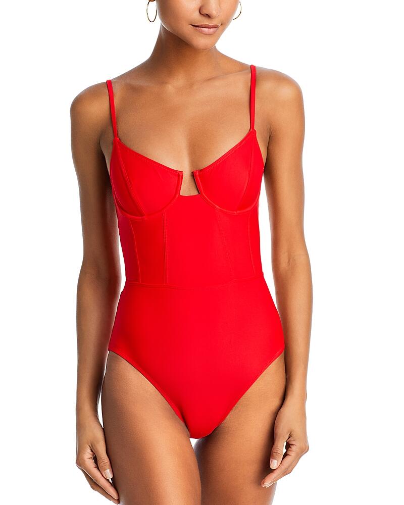 Solid & Striped The Veronica Underwire One Piece Swimsuit Cover