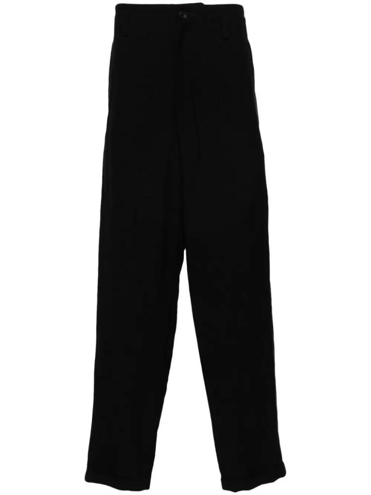 Yohji Yamamoto tapered-leg trousers - Black Cover