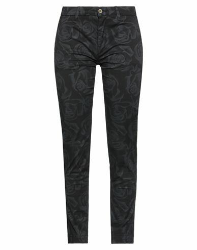 Trussardi Collection Woman Pants Black Cotton, Elastane Cover