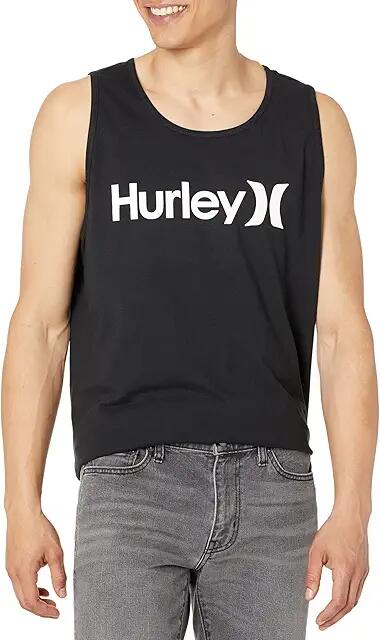 Hurley One Only Solid Tank (Black) Men's Clothing Cover