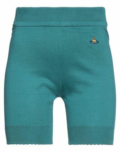 Vivienne Westwood Woman Shorts & Bermuda Shorts Pastel blue Cotton Cover