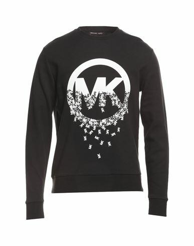 Michael Kors Mens Man Sweatshirt Black Cotton, Polyester Cover