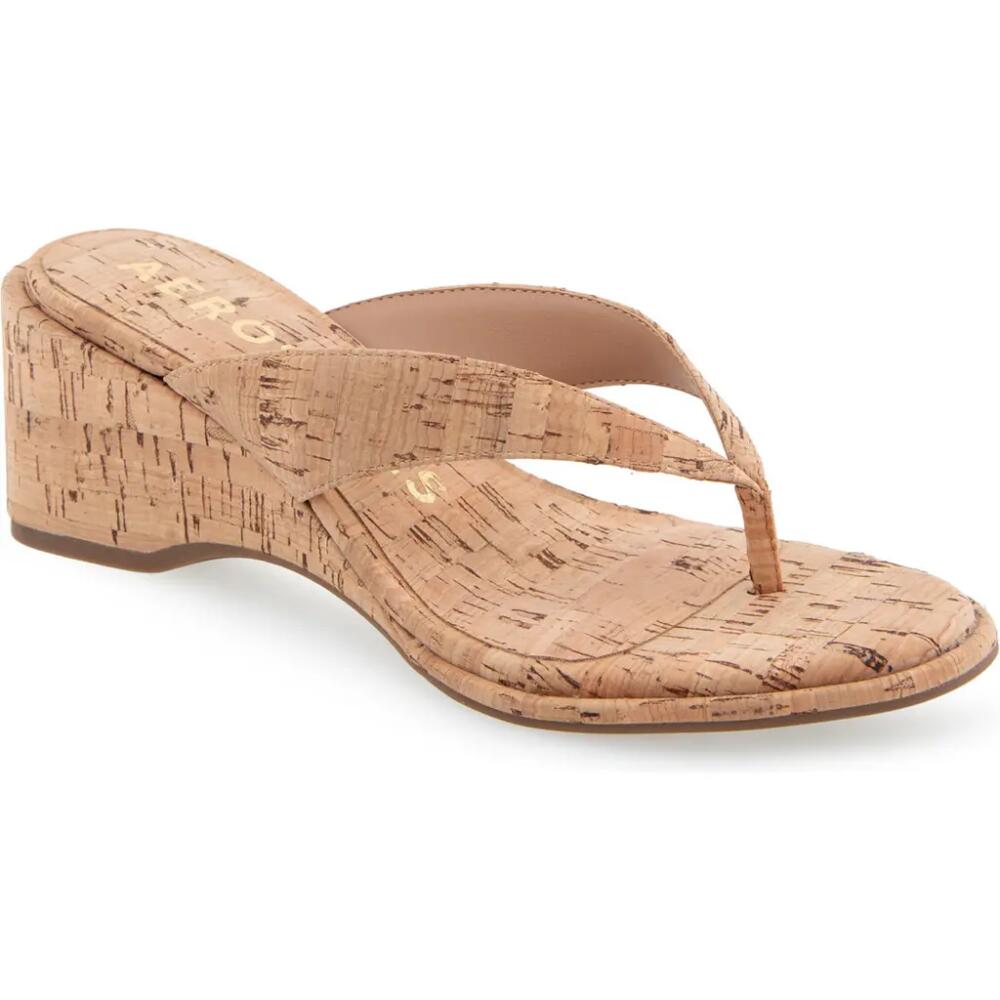 Aerosoles Nero Espadrille Wedge Flip Flop in Cork Combo Cover