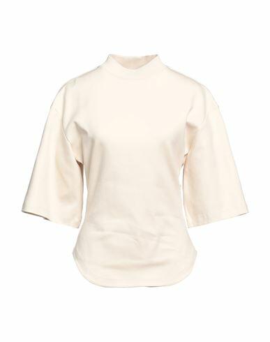 The Attico Woman Sweatshirt Ivory Cotton Cover