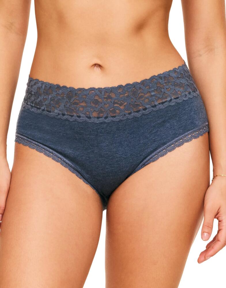 Adore Me Coleen High Waisted Panties in Dark Blue Cover