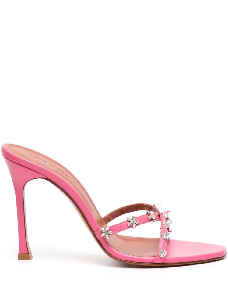 Amina Muaddi Felicia open-toe sandals - Pink Cover