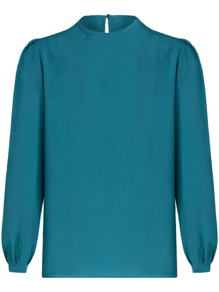 ETRO long-sleeve silk blouse - Blue Cover