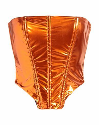 Patrizia Pepe Sera Woman Top Rust Polyurethane Cover