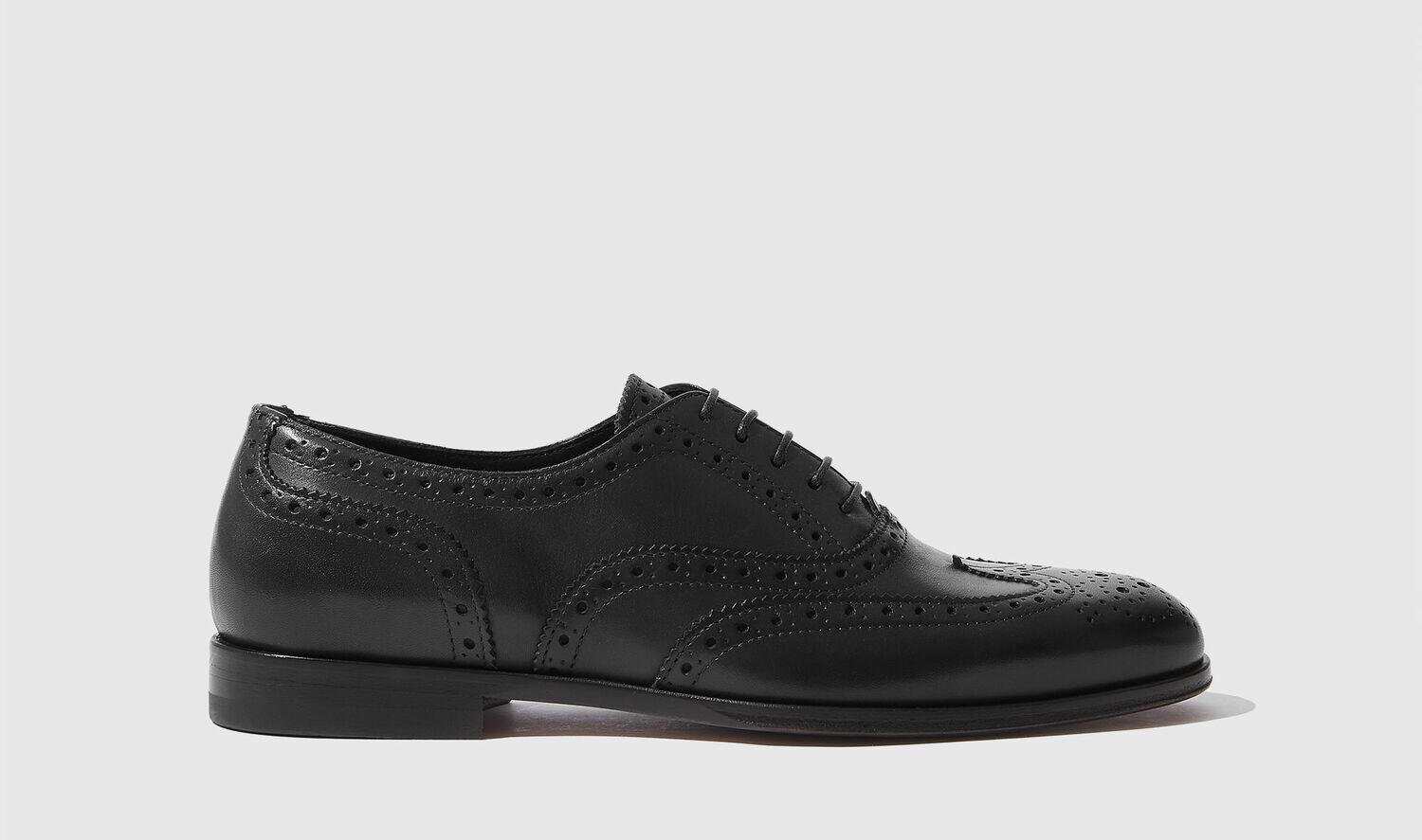 Scarosso Oxfords Judy Black Calf Leather Cover