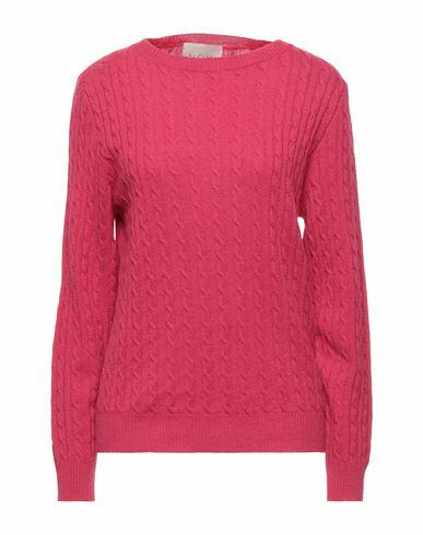 N. o.w. Andrea Rosati Cashmere Woman Sweater Fuchsia Cashmere Cover