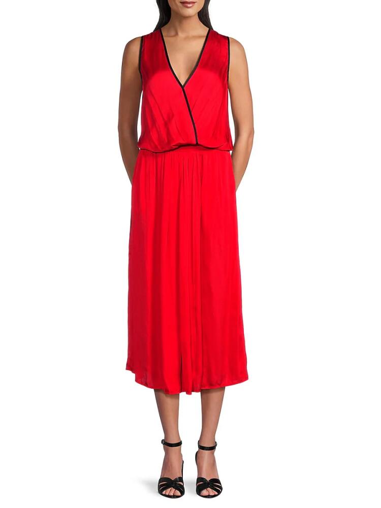 The Kooples Women's Piped Midi Dress - Red Cover