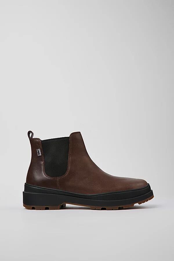 Camper Brutus Trek Leather Chelsea Boot in Brass Cover