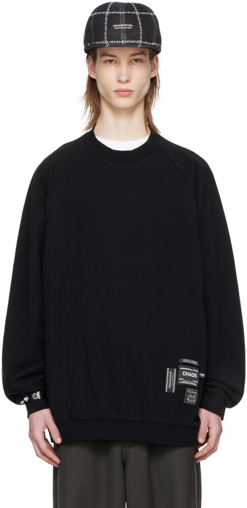 UNDERCOVER Black Patches Sweatshirt Cover