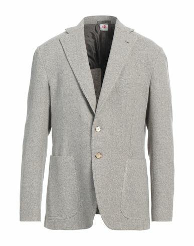 Luigi Borrelli Napoli Man Blazer Light grey Virgin Wool, Cashmere Cover