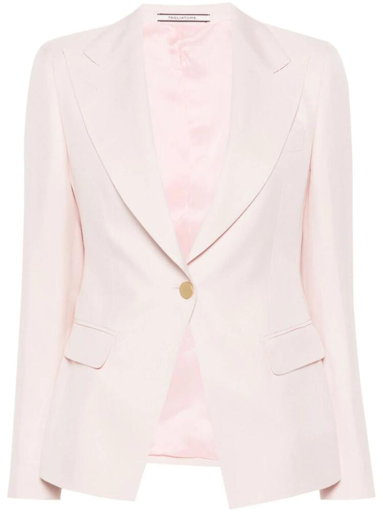 Tagliatore J-Liz single-breasted blazer - Pink Cover