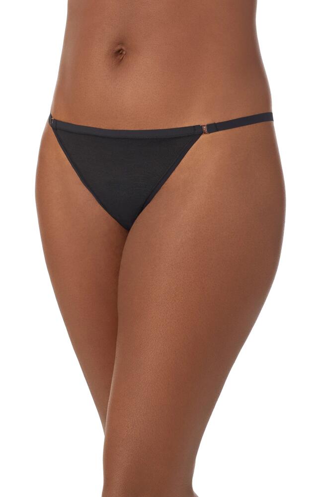 Le Mystère Shimmer Thong in Black Cover