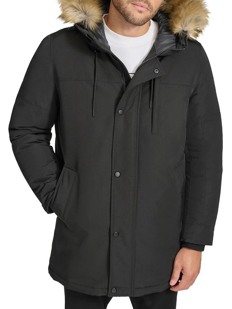 Calvin Klein Men's Arctic Faille Parka Jacket - Black Cover