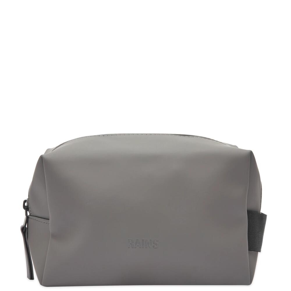 RAINS Men's Wash Bag Small in Grey Cover