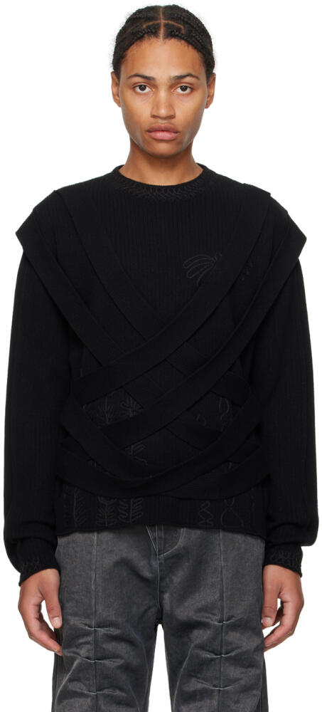 Andersson Bell Black Harness Sweater Cover