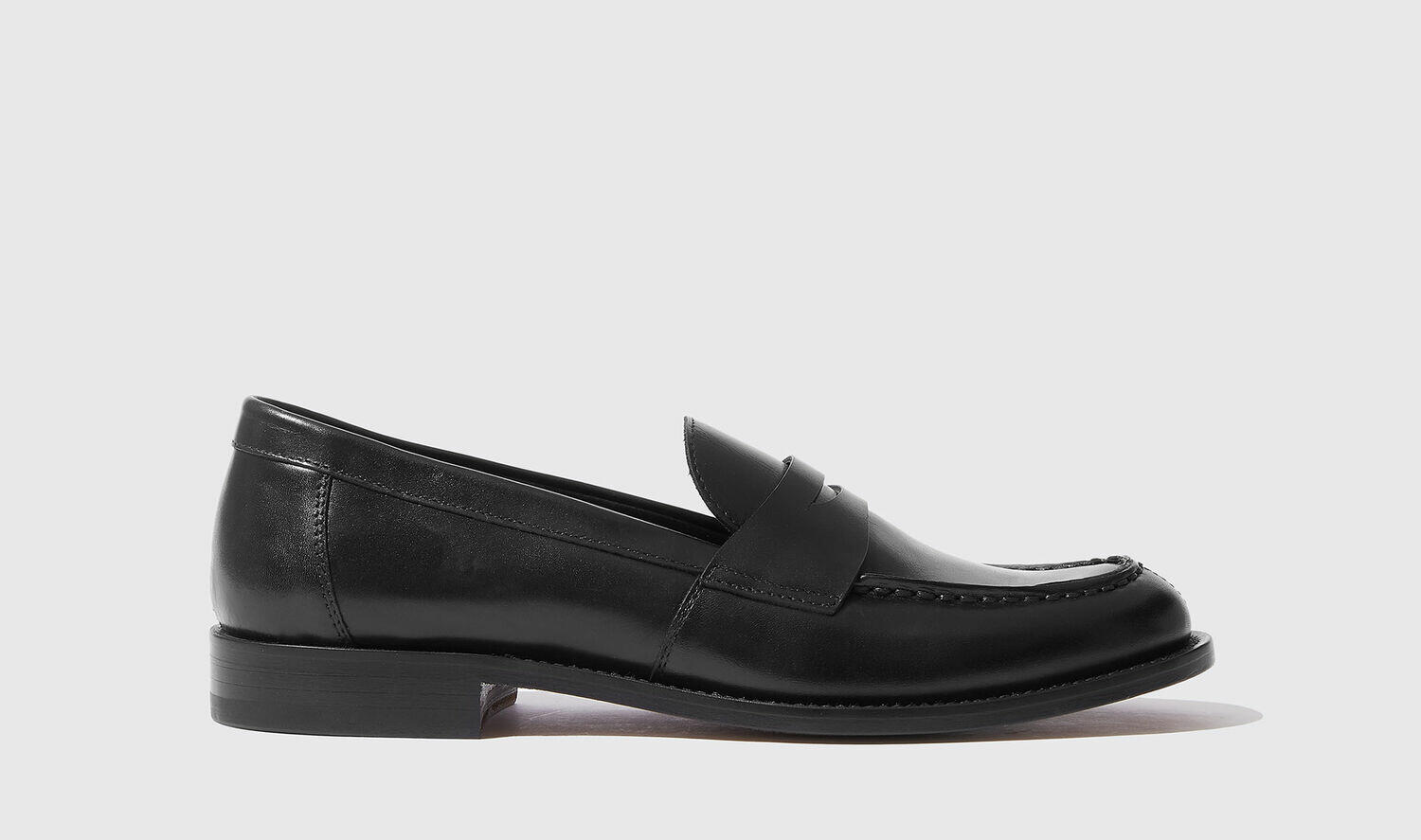 Scarosso Loafers Harper Black Calf Leather Cover