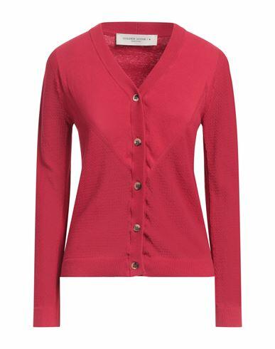 Golden Goose Woman Cardigan Red Textile fibers Cover