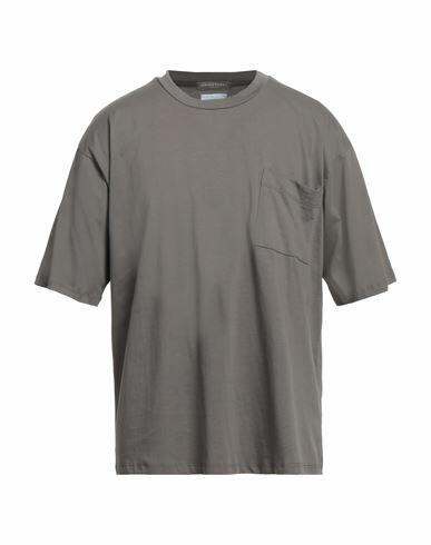 Daniele Fiesoli Man T-shirt Grey Organic cotton Cover