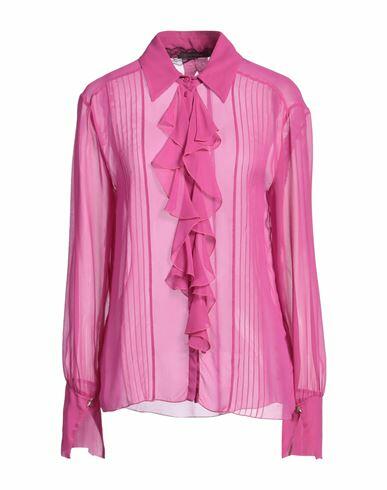 Patrizia Pepe Sera Woman Shirt Fuchsia Viscose Cover