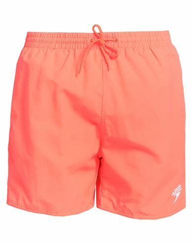 Speedo Man Swim trunks Orange Polyamide Cover