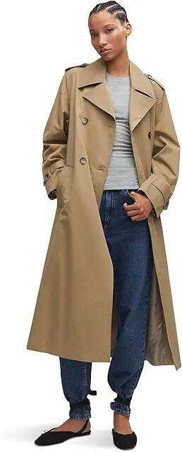 MANGO Trench Coat Angela (Camel) Women's Clothing Cover