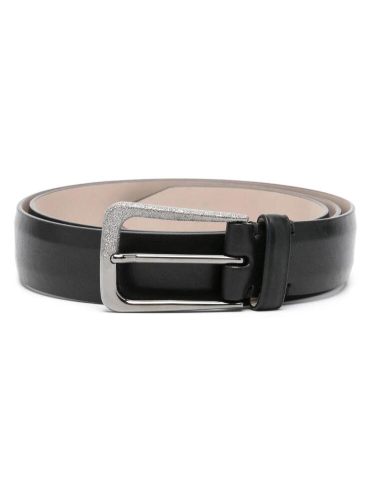 Brunello Cucinelli leather belt - Black Cover