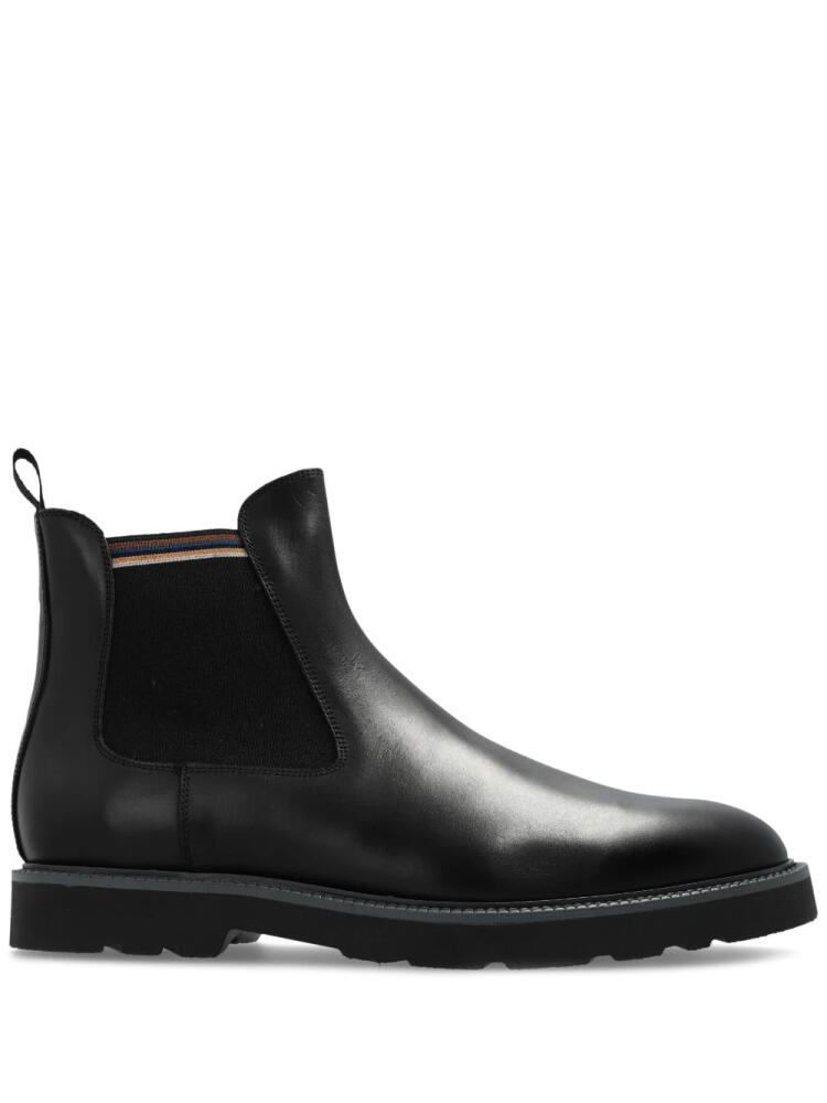 Paul Smith side-panel leather ankle boots - Black Cover