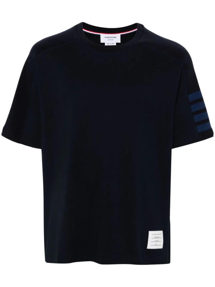 Thom Browne 4-Bar Stripe T-shirt - Blue Cover