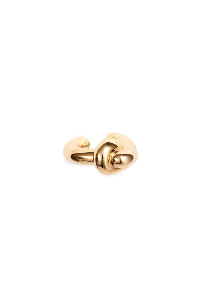 Jenny Bird Maeve Knotted Single Ear Cuff in High Polish Gold Cover