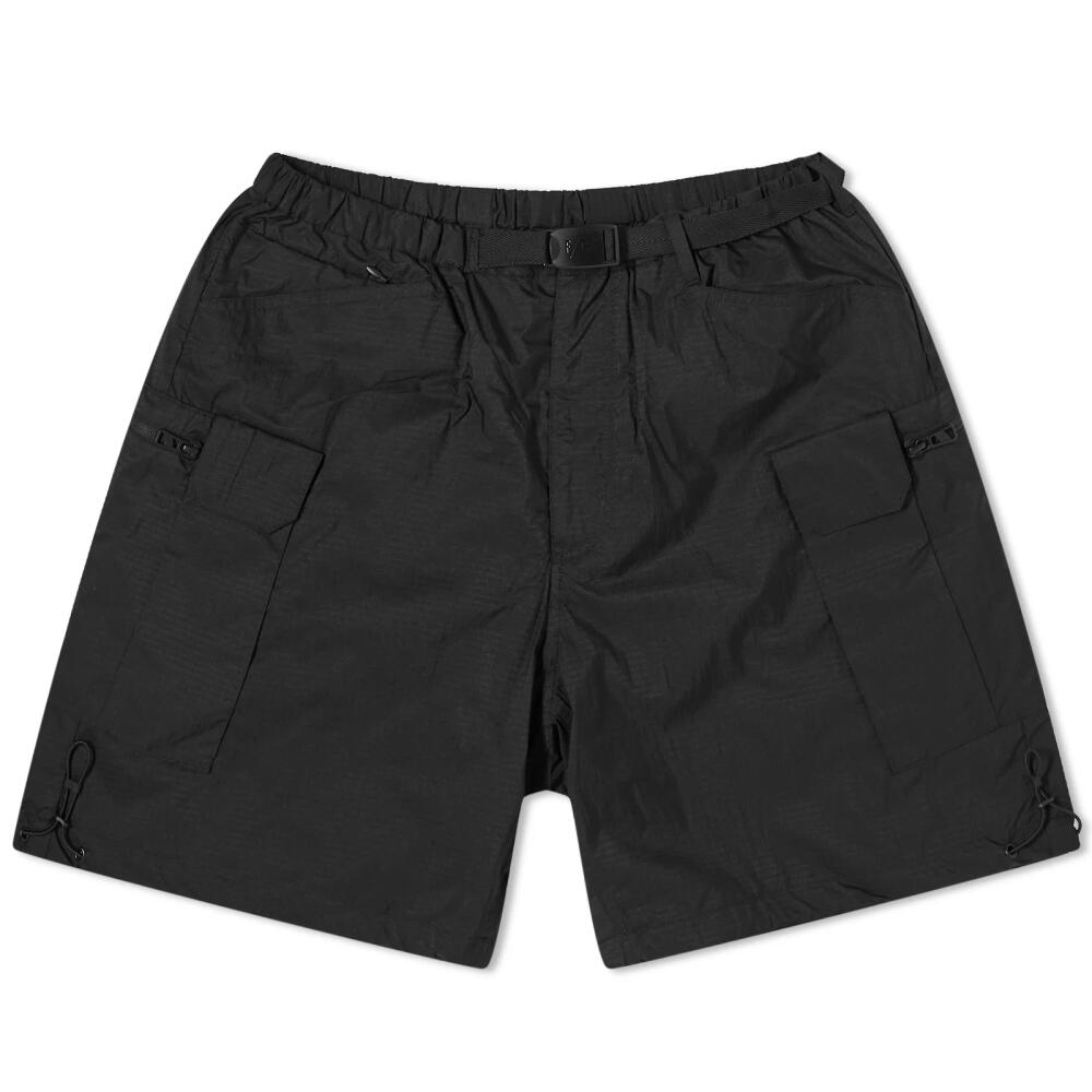 F/CE. Men's 2.5 Layer Festival Cargo Shorts in Black Cover