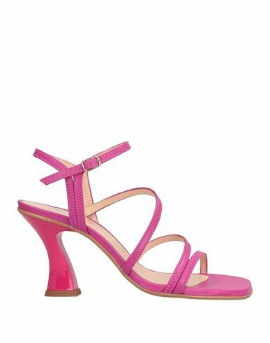 Bruglia Woman Sandals Fuchsia Soft Leather Cover