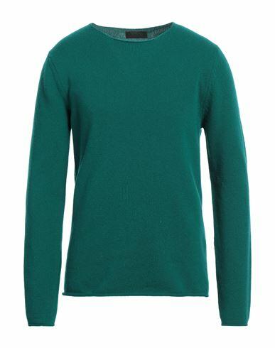 Lucques Man Sweater Emerald green Wool Cover